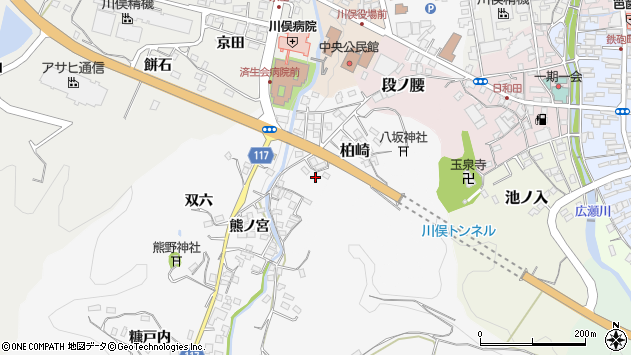 〒960-1429 福島県伊達郡川俣町柏崎の地図