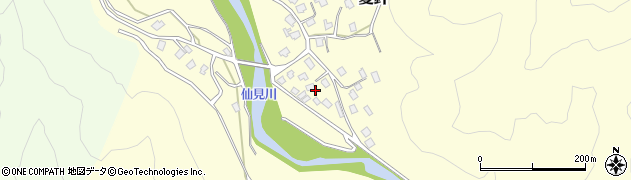 新潟県五泉市夏針161周辺の地図