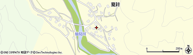 新潟県五泉市夏針138周辺の地図