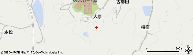 福島県川俣町（伊達郡）鶴沢（鶴窪）周辺の地図