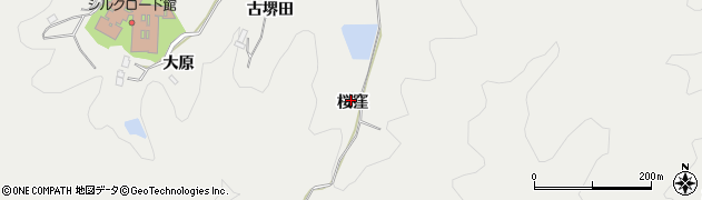 福島県川俣町（伊達郡）鶴沢（桜窪）周辺の地図