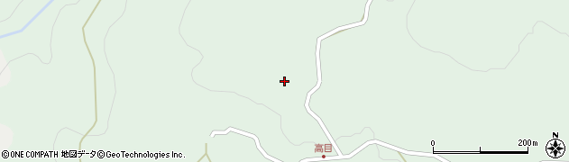 福島県西会津町（耶麻郡）新郷大字冨士（上村）周辺の地図