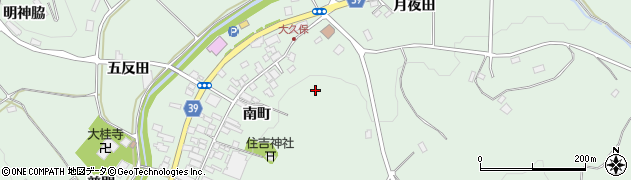 福島県福島市飯野町大久保（愛宕）周辺の地図