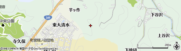 福島県川俣町（伊達郡）飯坂（清水）周辺の地図