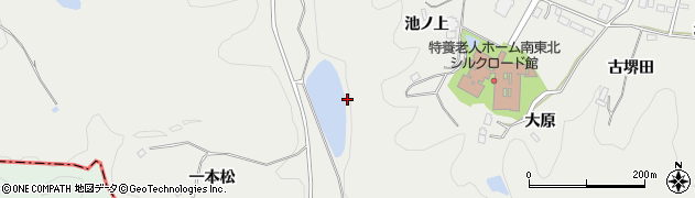 福島県川俣町（伊達郡）鶴沢（溜井）周辺の地図
