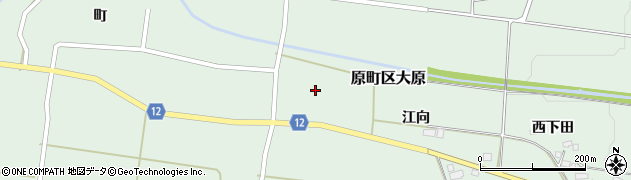 福島県南相馬市原町区大原（樋場）周辺の地図