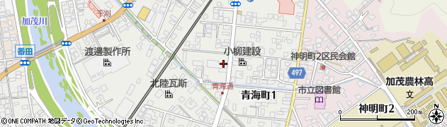 中越交通株式会社　加茂営業所周辺の地図
