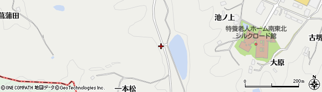 福島県川俣町（伊達郡）鶴沢（溜井西）周辺の地図