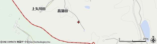 福島県川俣町（伊達郡）鶴沢（山入）周辺の地図