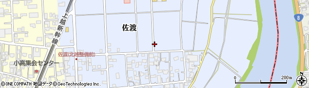 新潟県燕市佐渡周辺の地図