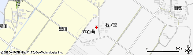 福島県喜多方市関柴町関柴（六百苅）周辺の地図