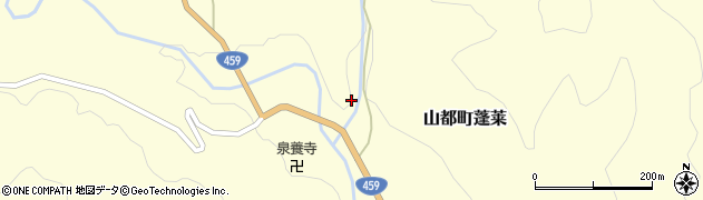 福島県喜多方市山都町蓬莱（廣面）周辺の地図