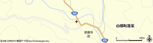 福島県喜多方市山都町蓬莱（稲荷前）周辺の地図