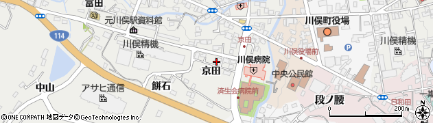 福島県川俣町（伊達郡）鶴沢（京田）周辺の地図