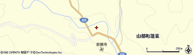 福島県喜多方市山都町蓬莱（前田）周辺の地図