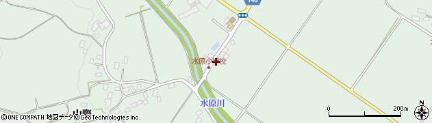 福島県福島市松川町水原（政所）周辺の地図
