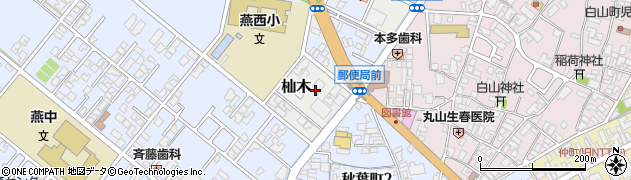 新潟県燕市杣木周辺の地図