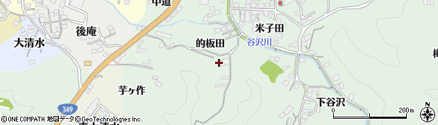 福島県川俣町（伊達郡）飯坂（岩垣）周辺の地図