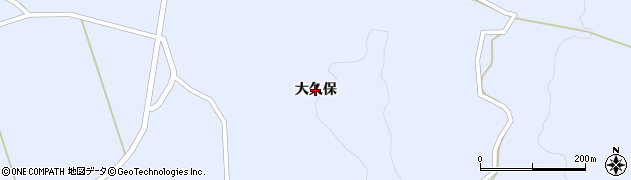 福島県飯舘村（相馬郡）飯樋（大久保）周辺の地図