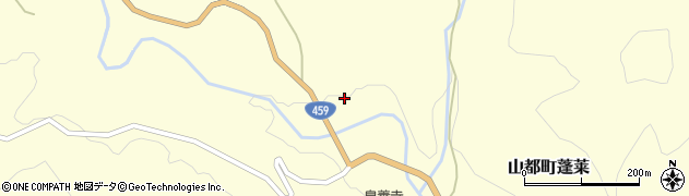 福島県喜多方市山都町蓬莱（東田）周辺の地図