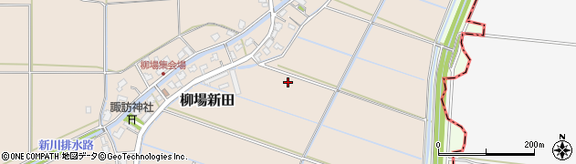 新潟県三条市柳場新田周辺の地図