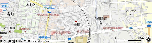 新潟県燕市幸町周辺の地図