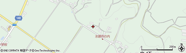 福島県福島市松川町水原下台前周辺の地図