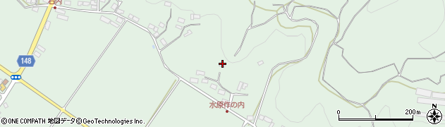 福島県福島市松川町水原庚山周辺の地図
