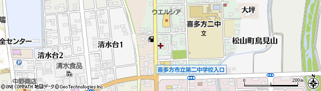 喜多方タクシー株式会社周辺の地図