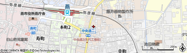 燕中央通郵便局 ＡＴＭ周辺の地図