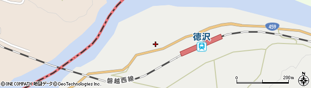 福島県西会津町（耶麻郡）群岡（西川乙）周辺の地図