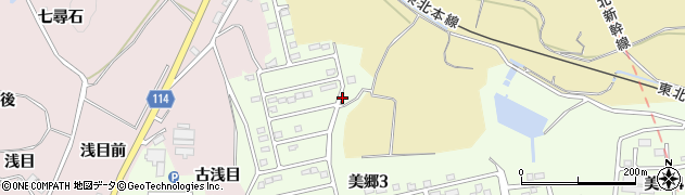 福島県福島市松川町金沢（道端山）周辺の地図