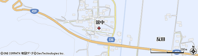 福島県喜多方市上三宮町吉川（舘中）周辺の地図