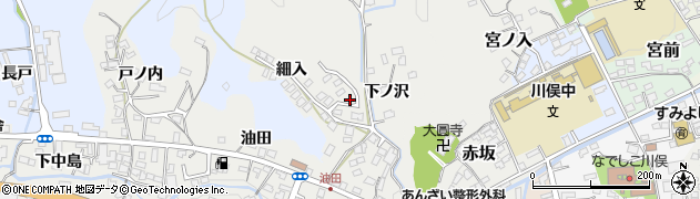 福島県川俣町（伊達郡）鶴沢（鹿野）周辺の地図