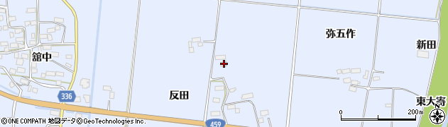 福島県喜多方市上三宮町吉川反田4076周辺の地図