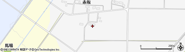 福島県喜多方市関柴町関柴戌亥谷地周辺の地図