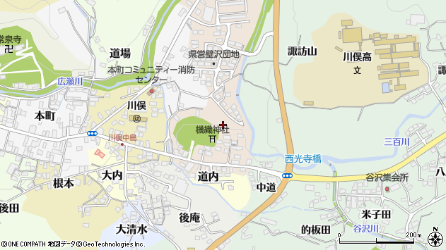 〒960-1446 福島県伊達郡川俣町舘の地図