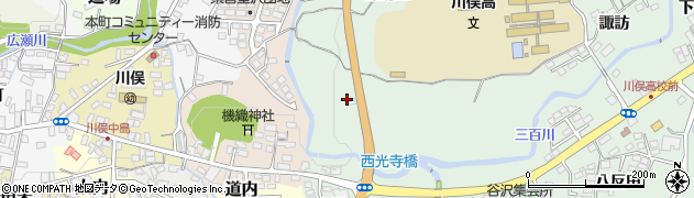 福島県伊達郡川俣町飯坂西光寺54周辺の地図