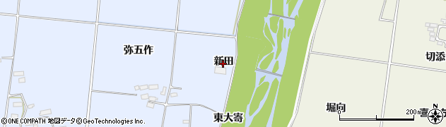 福島県喜多方市上三宮町吉川（新田）周辺の地図
