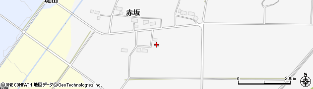 福島県喜多方市関柴町関柴（赤坂前）周辺の地図