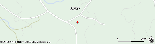 福島県川俣町（伊達郡）飯坂（上大木戸）周辺の地図