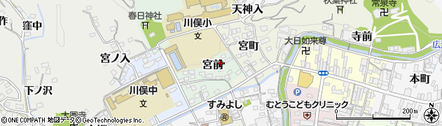 福島県伊達郡川俣町宮前12周辺の地図