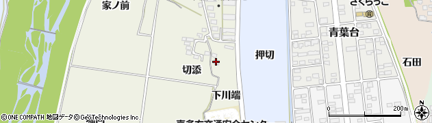 福島県喜多方市松山町大飯坂（切添）周辺の地図