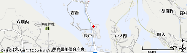 福島県川俣町（伊達郡）小神（長戸）周辺の地図