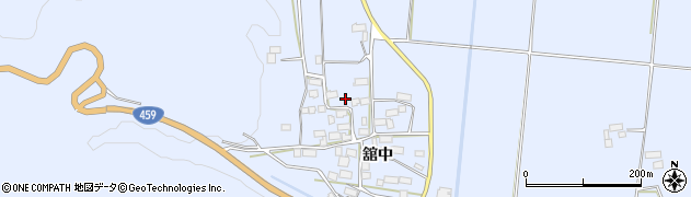 福島県喜多方市上三宮町吉川（北原）周辺の地図