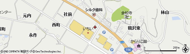 壱麺周辺の地図