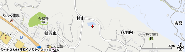 福島県川俣町（伊達郡）鶴沢（池ノ窪）周辺の地図