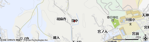 福島県川俣町（伊達郡）鶴沢（窪中）周辺の地図