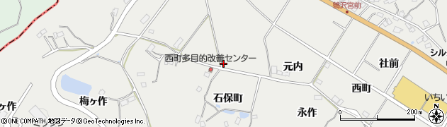 福島県伊達郡川俣町鶴沢西町周辺の地図