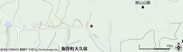 福島県福島市飯野町大久保（芳池山）周辺の地図